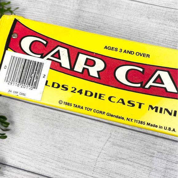VNT 1985 Die Cast Mini Car Case Matchbox Hot Wheels Car Vintage Case - Picture 10 of 11